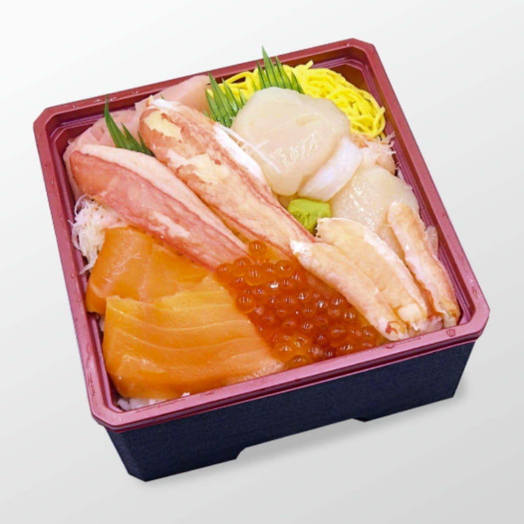 ［カネシマ嶋田商店］海鮮三昧弁当